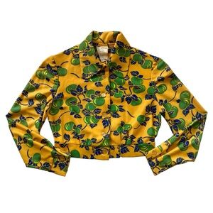 VTG 70s Apple Printed Button Up 🍏